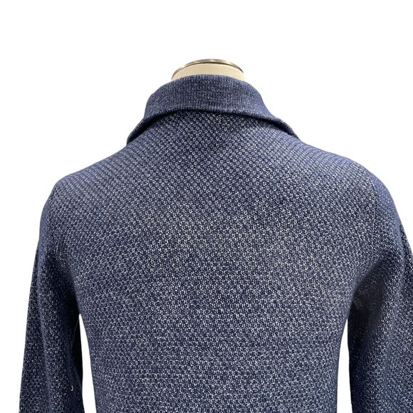 Alesbury Blue Half Zip Sweater NWOT Cabin Core Outdoorscore Minimalist Medium - Picture 5 of 9